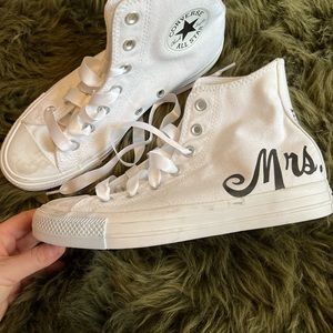 MRS Bridal Converse Shoes